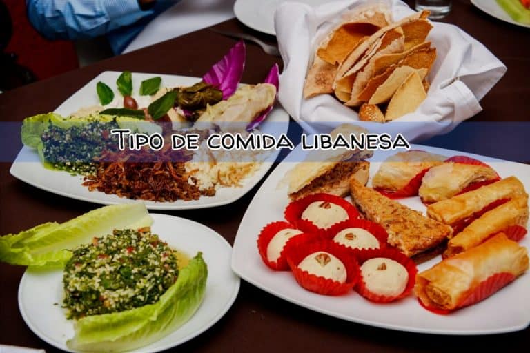 tipo de comida libanesa