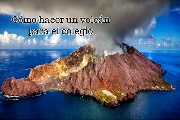 Cómo hacer un volcán para el colegio