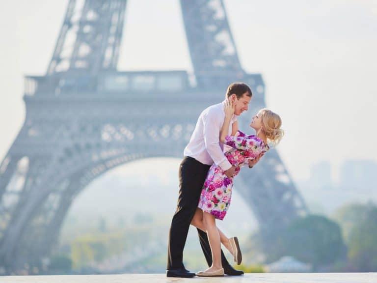 couple in Paris
