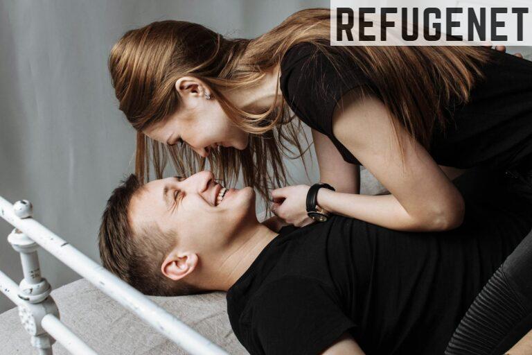 Pareja en la cama